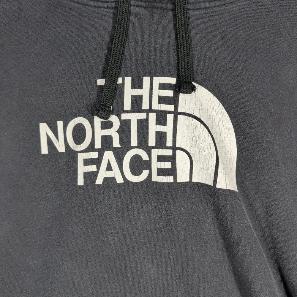 The North Face Hoodie Mens XXL Black Half Dome Logo Pullover Sweatshirt Outdoor‎